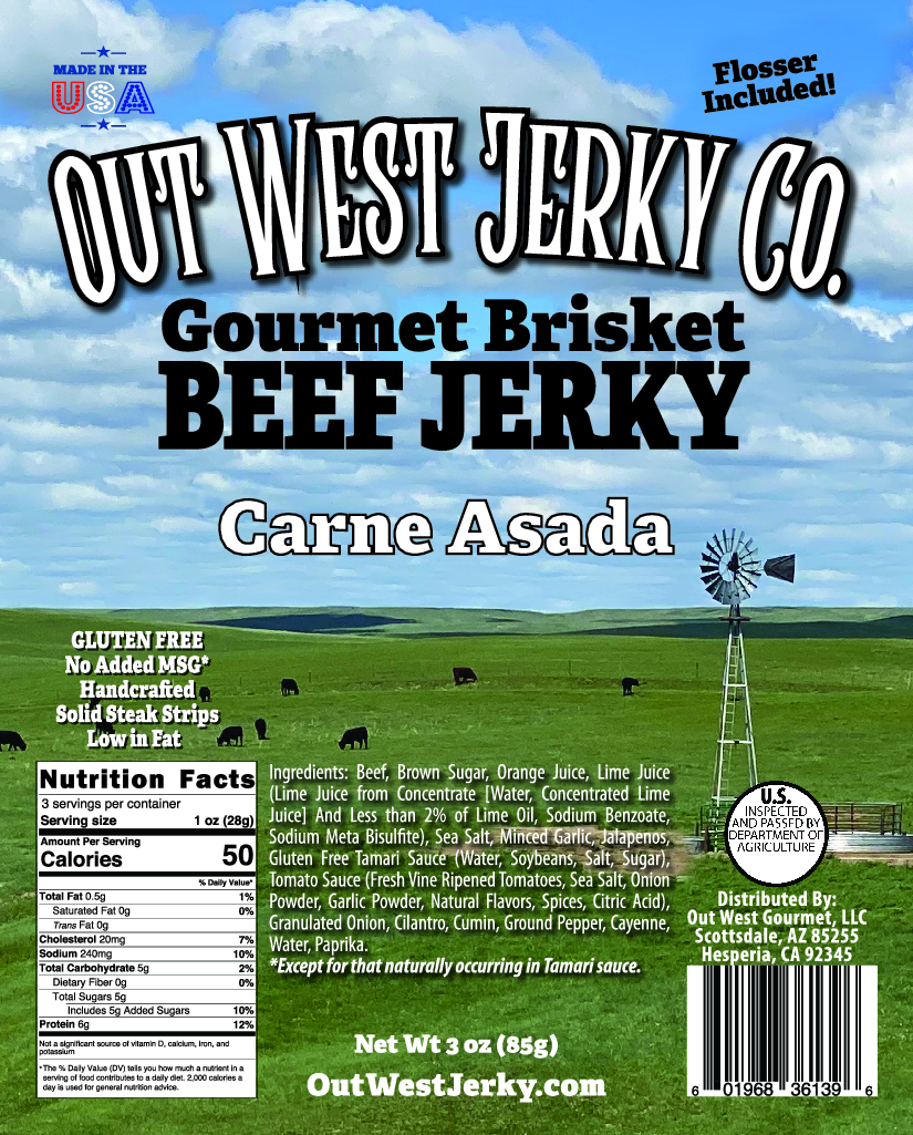 Carne Asada Beef Jerky