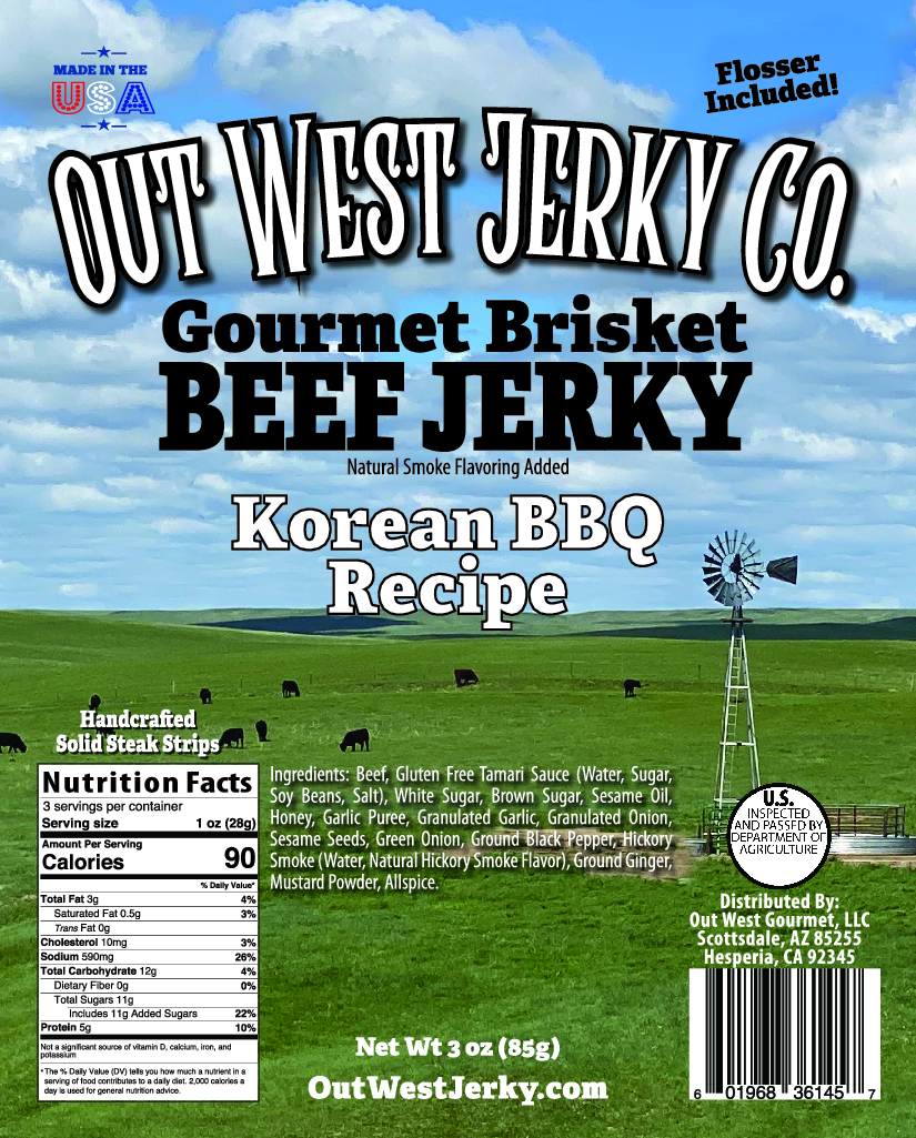 Korean BBQ Beef Jerky