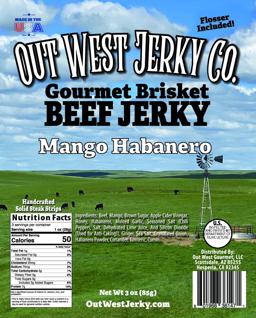 Mango Habanero Beef Jerky